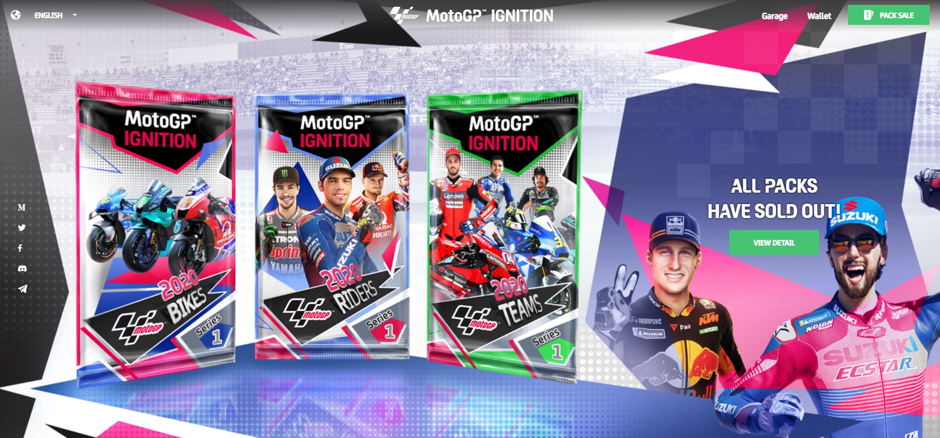 Купил 5 паков на первой распродаже MotoGP Ignition