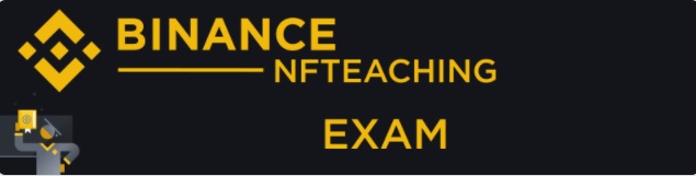 Конкурс Binance "NFTeaching - Test your knowledge about NFTs"